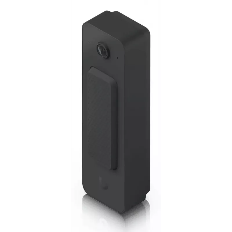 Timbre UBIQUITI Doorbell Lite negro – videoportero PoE con cable, 5 MP, 2560×1920, IPX5, carcasa de metal y policarbonato