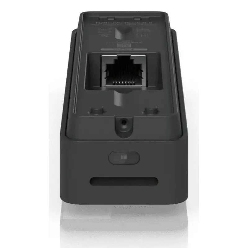 Timbre UBIQUITI Doorbell Lite negro – videoportero PoE con cable, 5 MP, 2560×1920, IPX5, carcasa de metal y policarbonato