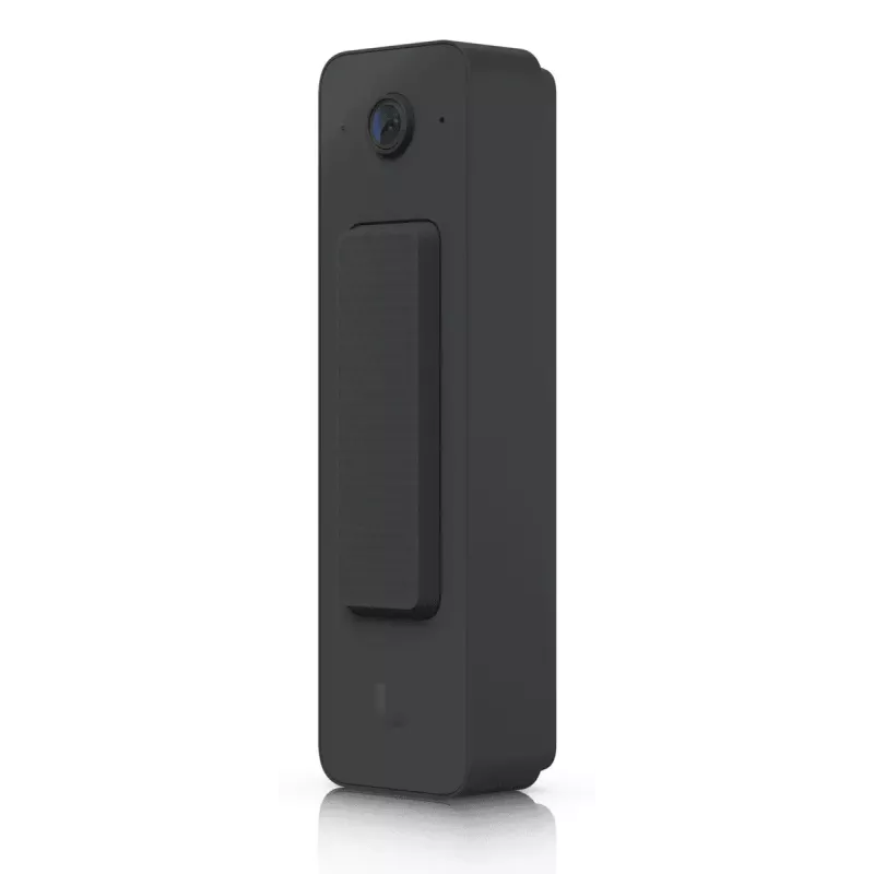 Timbre UBIQUITI Doorbell Lite negro – videoportero PoE con cable, 5 MP, 2560×1920, IPX5, carcasa de metal y policarbonato