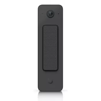 Timbre UBIQUITI Doorbell Lite negro – videoportero PoE con cable, 5 MP, 2560×1920, IPX5, carcasa de metal y policarbonato