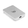 Carcasa SSD OWC Envoy Pro Elektron M.2 plata, USB-C 10 Gbit/s, admite 1 SSD M.2 (480 GB instalado)