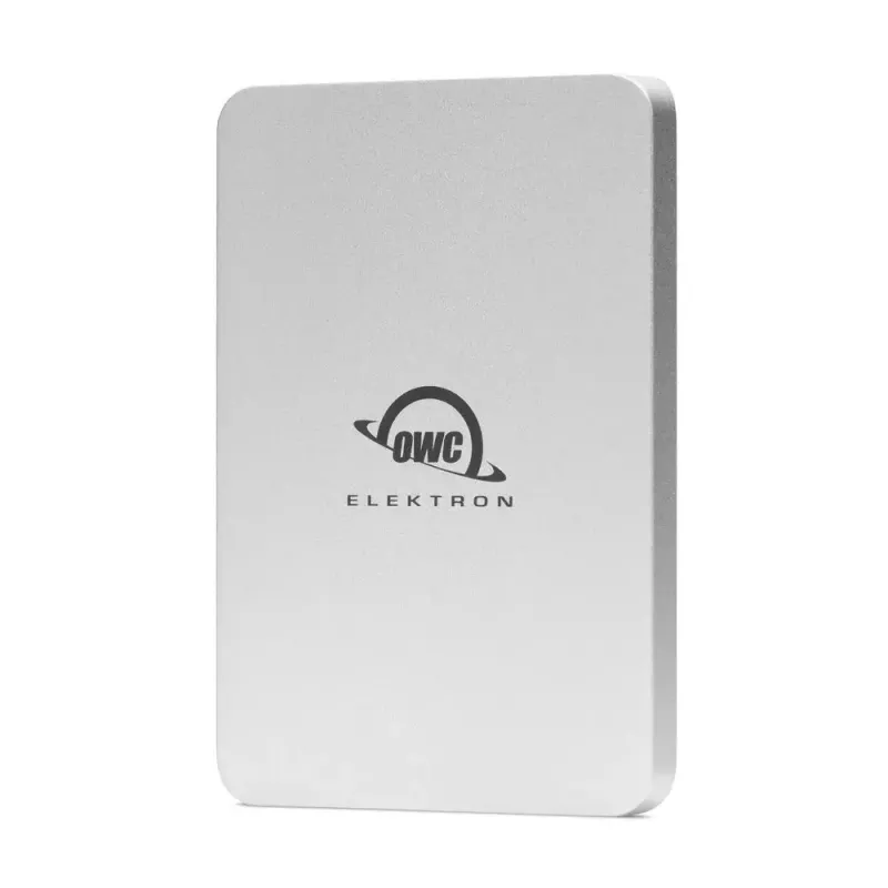 Carcasa SSD OWC Envoy Pro Elektron M.2 plata, USB-C 10 Gbit/s, admite 1 SSD M.2 (480 GB instalado)