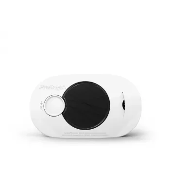 Detector de gas FireAngel FA3322-EUX10 — monóxido de carbono (CO) electroquímico, LCD, pila 3 V, carcasa de ABS