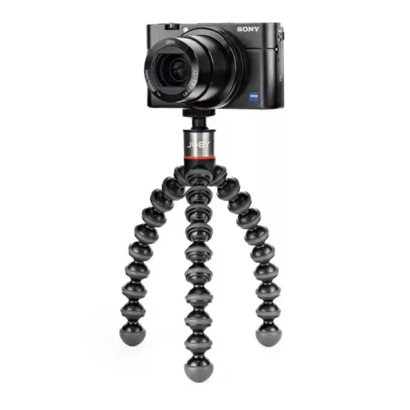Trípode JOBY GorillaPod 500 para cámaras de acción, 3 patas, carga máx. 0,5 kg, Negro/Gris