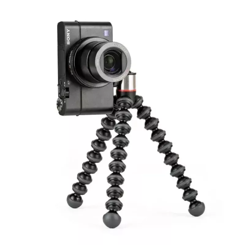 Trípode JOBY GorillaPod 500 para cámaras de acción, 3 patas, carga máx. 0,5 kg, Negro/Gris