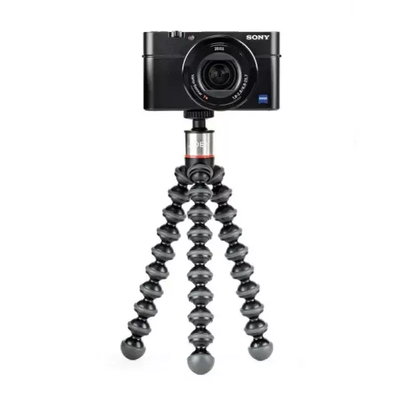 Trípode JOBY GorillaPod 500 para cámaras de acción, 3 patas, carga máx. 0,5 kg, Negro/Gris