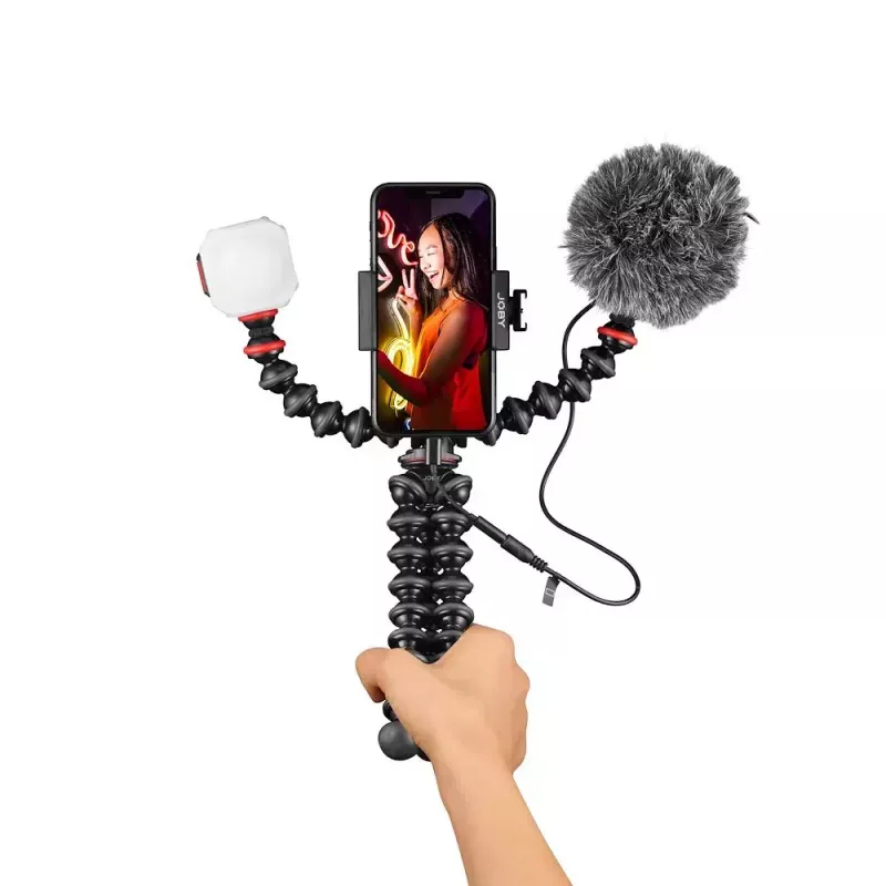 Kit de vlogging Joby GorillaPod Mobile Joby JB01645-BWW 3 patas 540 g Negro Rojo