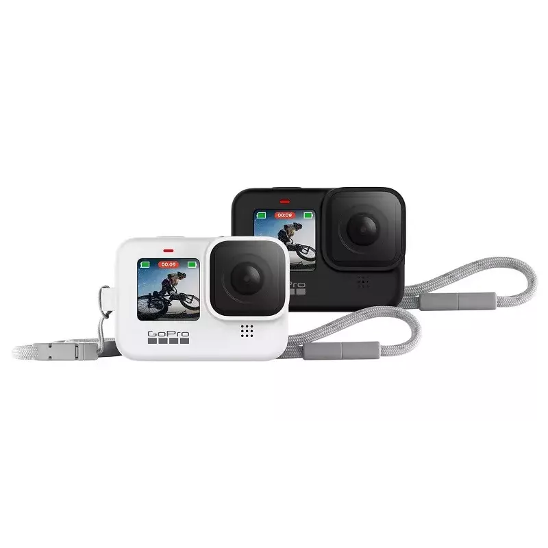 GoPro funda protectora + correa de transporte para HERO9/HERO10/HERO11 Black, blanco (ADSST-002)