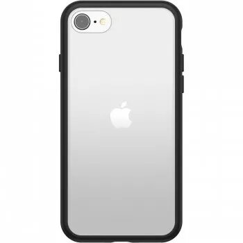 Funda para teléfono OTTERBOX React Series negra Crystal para iPhone 7/8/SE (2.ª y 3.ª gen.)