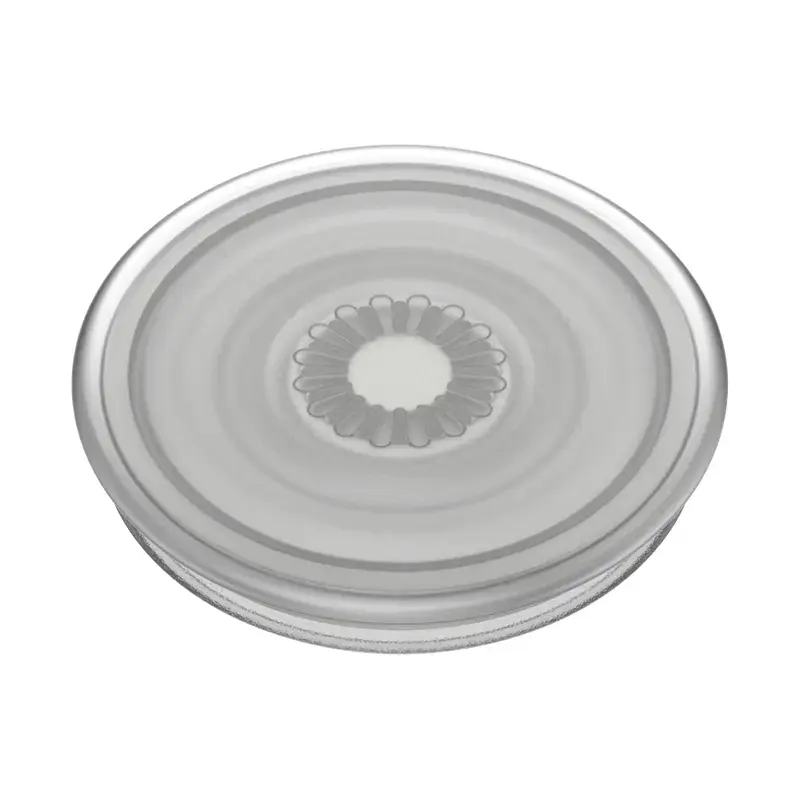 Grip PopSockets PlantCore de Popsockets — agarre universal para móvil, gris translúcido, 38,8 × 7,7 mm