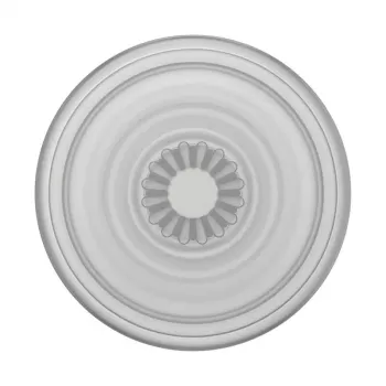 Grip PopSockets PlantCore de Popsockets — agarre universal para móvil, gris translúcido, 38,8 × 7,7 mm