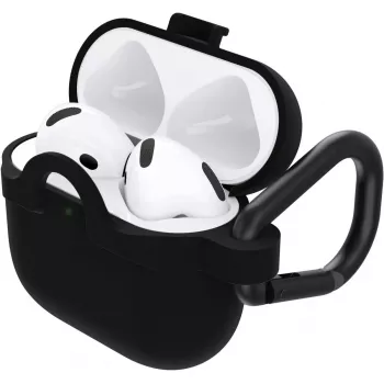Funda protectora OTTERBOX para Apple AirPods 4 – negra Crystal
