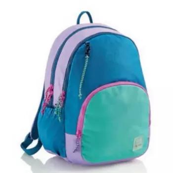 Miquelrius Triple Oslo Recycled Mochila, 27 L, 3 compartimentos, morado