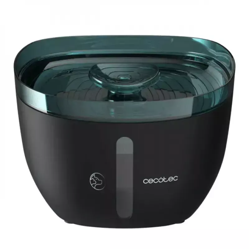 Fuente de agua automática para mascotas Cecotec Pumba 2200 Refresh 2L plástico negro azul