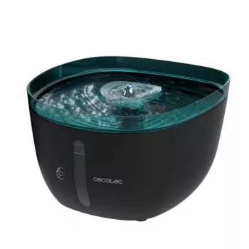 Fuente de agua automática para mascotas Cecotec Pumba 2200 Refresh 2L plástico negro azul