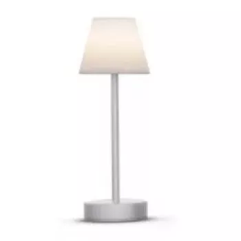 Lámpara de mesa Newgarden LOLA esbelta 30 2 W LED gris IP44