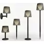 Luminaria de jardín para exterior NewGarden GRETA SOLAR+BATTERY negra — lámpara solar con batería integrada