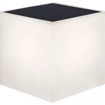 Lámpara de pared solar NewGarden LUMWLC012XXSPNW – lámpara de exterior solar compacta de 12×12×12 inch