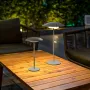 Lámpara a batería NewGarden SARDINIA 30 antracita LED, lámpara de exterior portátil recargable