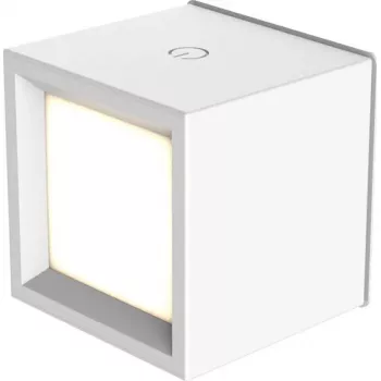 Lámpara de jardín a batería para exterior NewGarden LUMBOX080BXWLNW blanca