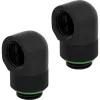 Racor Corsair CX-9055009-WW latón negro adaptador giratorio 90°