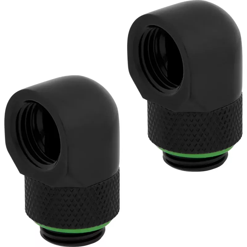 Racor Corsair CX-9055009-WW latón negro adaptador giratorio 90°