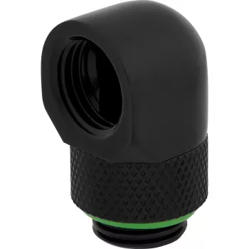 Racor Corsair CX-9055009-WW latón negro adaptador giratorio 90°