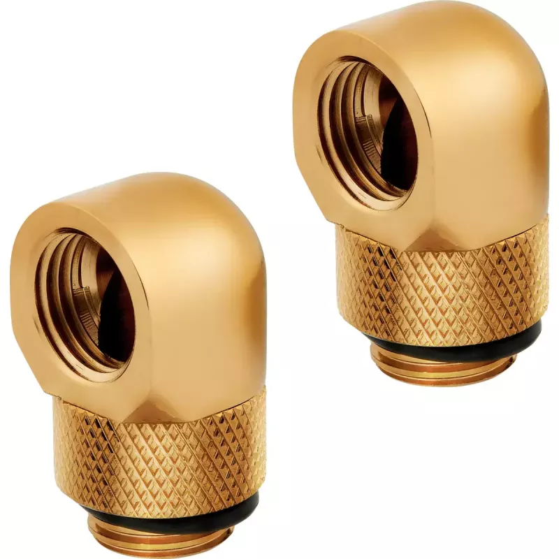 Racor Corsair CX-9055010-WW latón dorado adaptador giratorio 90°