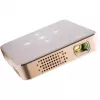 Proyector Kodak Luma 150 Wi‑Fi blanco‑dorado, proyector pico LED portátil con conectividad inalámbrica