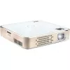 Proyector Kodak Luma 150 Wi‑Fi blanco‑dorado, proyector pico LED portátil con conectividad inalámbrica