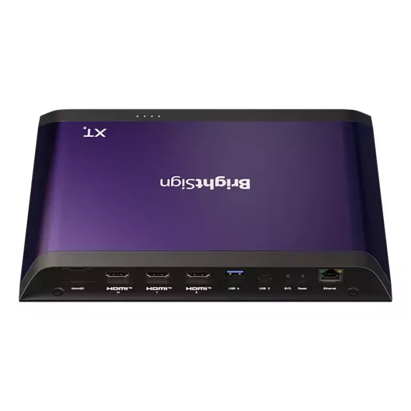 Reproductor multimedia digital BrightSign XT1145 8K Ultra HD negro lila