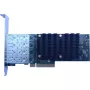 Adaptador de red Chelsio T540-LP-CR — 4 puertos 1/10GbE SFP+ perfil bajo, PCIe x8 Gen3, 32K conexiones