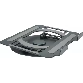 Soporte para portátil Vision VLM-TL gris metal 32 cm de altura giratorio 360°