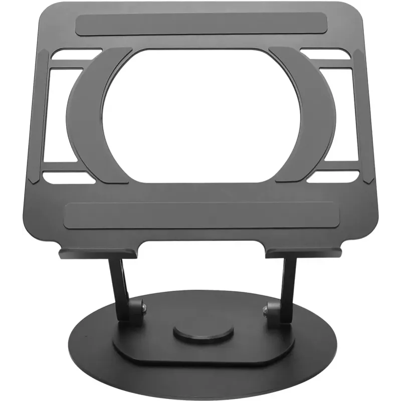 Soporte para portátil Vision VLM-TL gris metal 32 cm de altura giratorio 360°