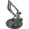 Soporte para portátil Vision VLM-TL gris metal 32 cm de altura giratorio 360°