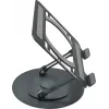 Soporte para portátil Vision VLM-TL gris metal 32 cm de altura giratorio 360°