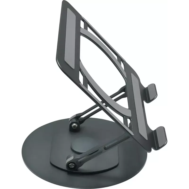 Soporte para portátil Vision VLM-TL gris metal 32 cm de altura giratorio 360°