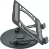Soporte para portátil Vision VLM-TL gris metal 32 cm de altura giratorio 360°