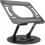 Soporte para portátil Vision VLM-TL gris metal 32 cm de altura giratorio 360°