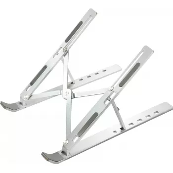 Soporte para portátil Vision VLM-F plata aluminio 163x243x148 mm