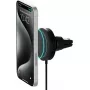 Soporte de ventilación para coche inalámbrico iOttie Velox Qi2 MagSafe — VLXWCG212, carga inalámbrica magnética Qi2 para modelos de iPhone compatibles