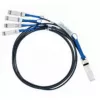 Cable de fibra óptica/InfiniBand Nvidia MC2609130-001 1 m QSFP 4x SFP+ negro