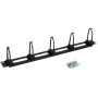 Triton RAC-VP-X16-A1 Panel de gestión de cables de 19 pulgadas 1U, 6 soportes, gris