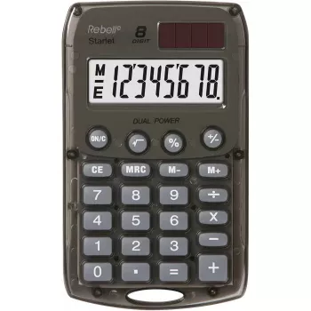 Calculadora Rebell Starlet BK Basic gris