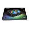 Base refrigeradora para portátil INCA INC-606TGS para pantallas de hasta 45,7 cm (18 inch), 2 ventiladores de 11,5 cm, alimentación USB, negro
