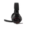 Auriculares con micrófono Preo 125085402 con cable gaming negro rojo 20-20000 Hz
