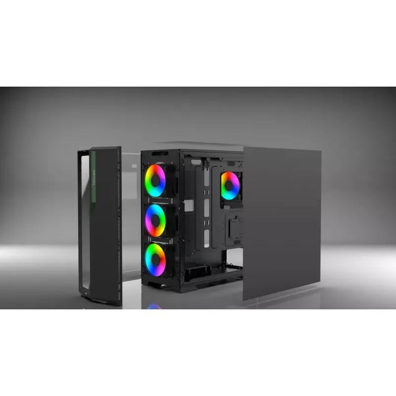 Caja de PC Inca EMG-17XN Midi Tower negra