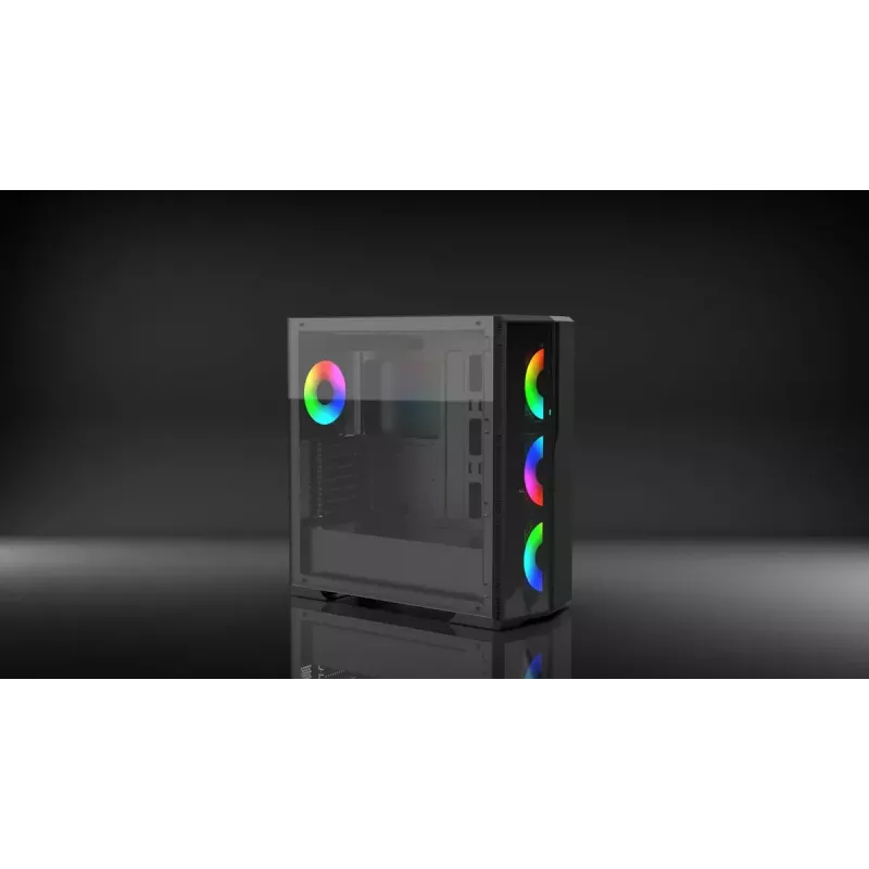 Caja de PC Inca EMG-17XN Midi Tower negra