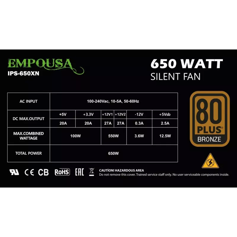 Fuente de alimentación Inca IPS-650XN 650 W