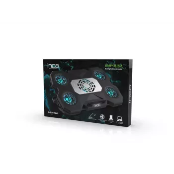 Base refrigeradora para portátil INCA INC-614GMS diseño ergonómico funcionamiento silencioso